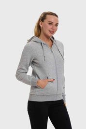 Polerón Mujer Hoodie Gris