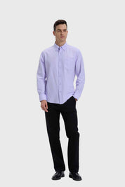 Camisa Hombre Oxford Lila
