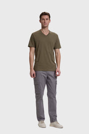 Polera Hombre Casual Básica Verde