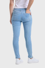 Jeans Mujer Skinny Jeny Push Up Celeste