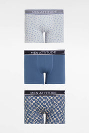 Boxer Tripack Gris