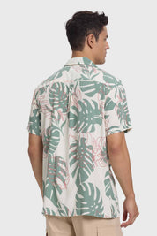 Camisa Hombre Guayabera Tropical Beige