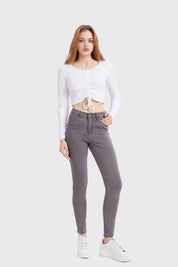 Jeans Mujer Skinny Emilia Gris