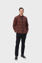 Camisa Hombre Básica Naranjo
