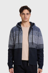 Sweater Hombre Con Polar Azul