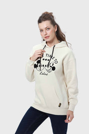 Polerón Mujer Mickey Beige