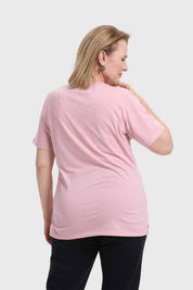 Polera Mujer Con Palo Rosa