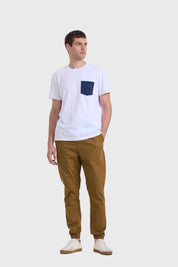 Pantalón Hombre Jogger Básico Beige