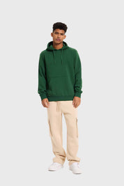 Polerón Hombre Hoodie Básico Verde