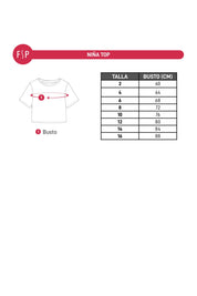 POLERA NIÑA CON APLICACIÓN TUL BEIGE