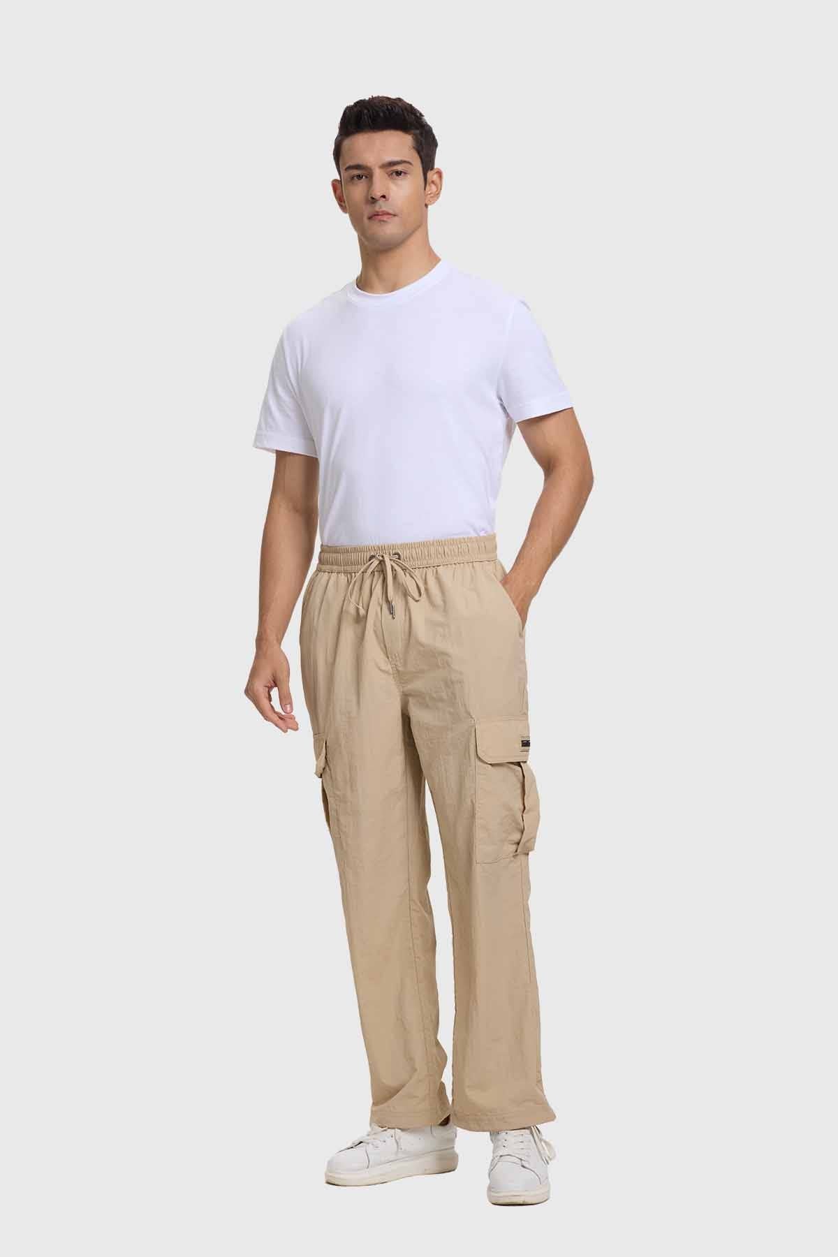 Pantalón Hombre Parachute Beige