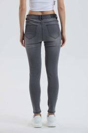 JEANS MUJER SUPER SKINNY ESTELA GRIS l