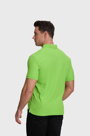 Polera Hombre Piqué Básica Verde
