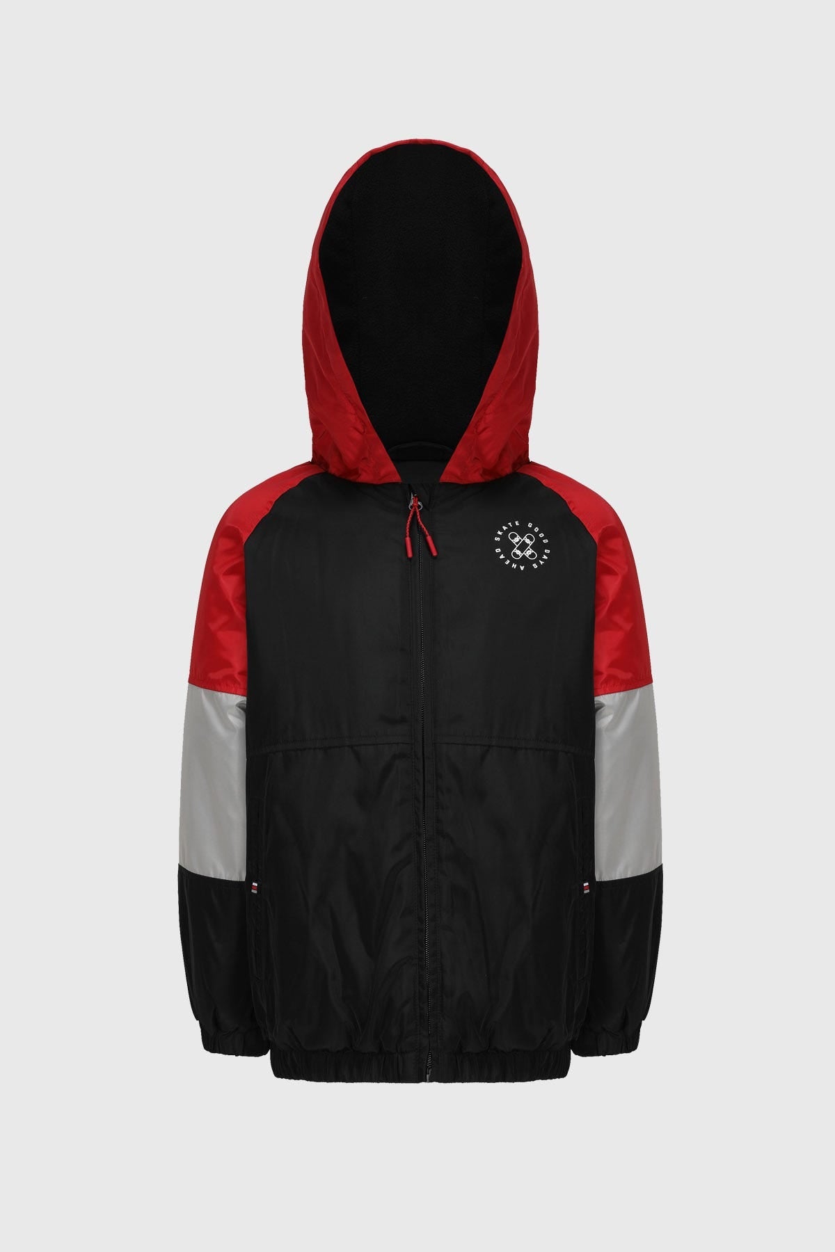CHAQUETA NIÑO CORTAVIENTO ROJO