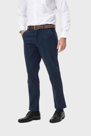 Pantalón Hombre Chino Cinturón Azul