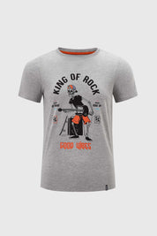 Polera Niño Print Gris