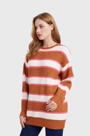 Sweater Mujer Largo Beige