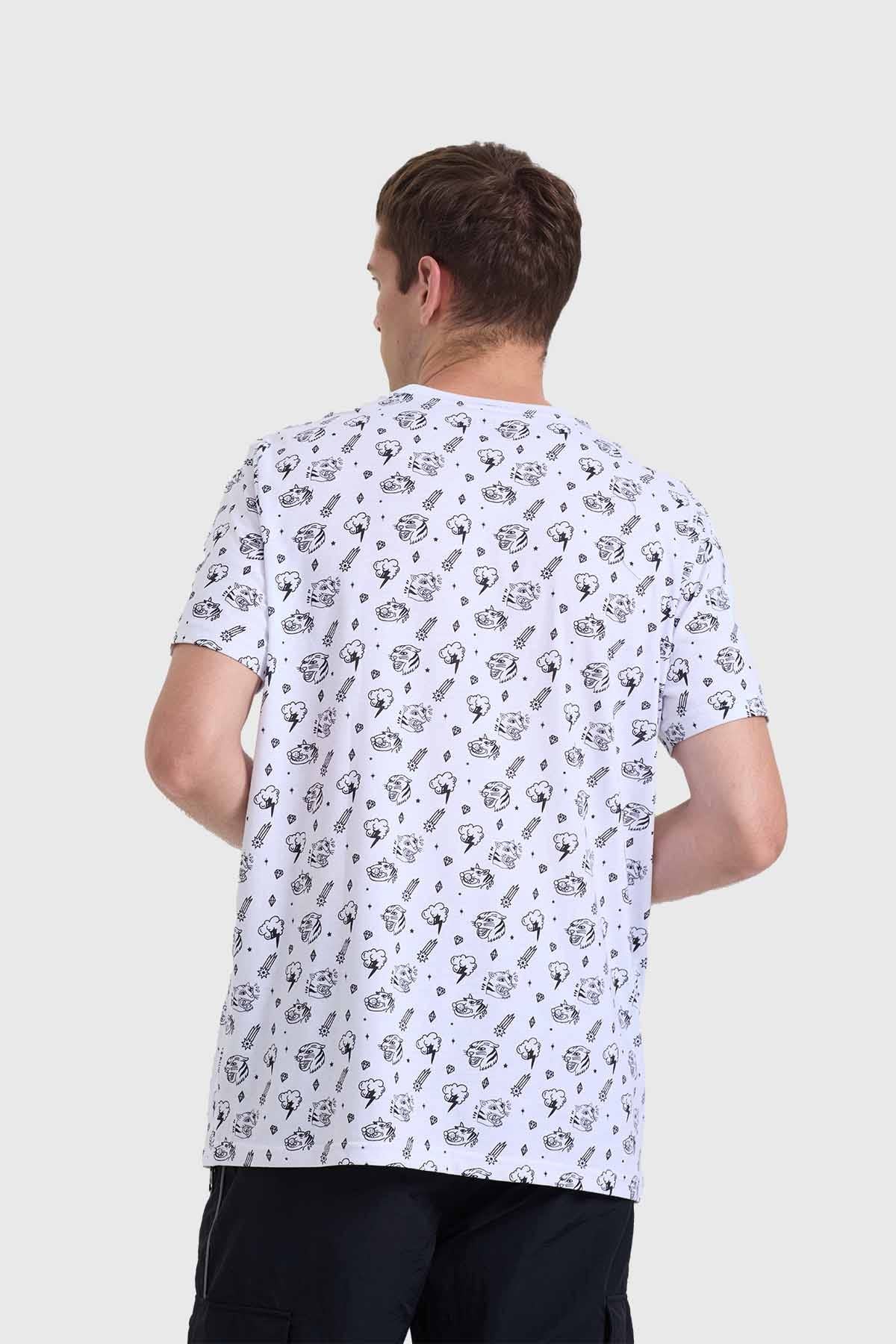 POLERA HOMBRE FULL RAPPORT BLANCO