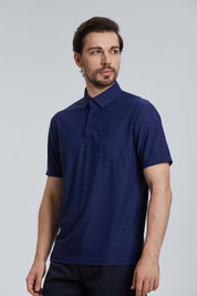 Polera Piqué Azul