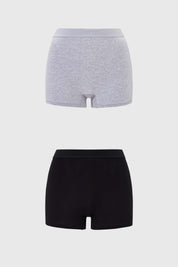Calzón Mujer Short Tripack Negro