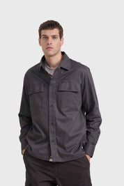 CAMISA HOMBRE OVER SHIRT NEGRO