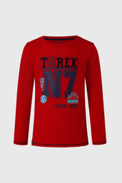 Polera Niño College Rojo