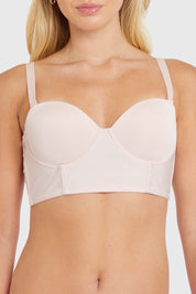 Sostén Mujer Strapless Bustier Beige