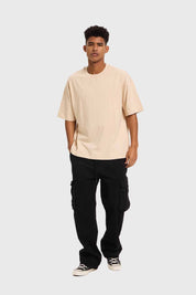 Polera Hombre Oversize Beige