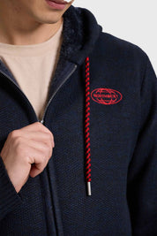 Polerón Hombre Con Polar Azul