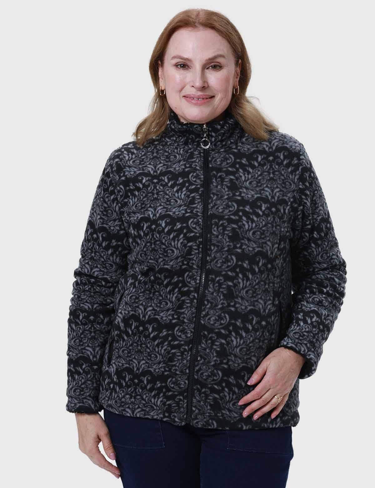 Chaqueta Mujer Reversible Negro