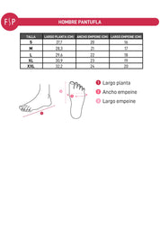 Pantufla Hombre Caja Regalable Gris