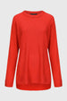 Sweater Mujer Cerrado Rojo