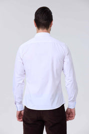 Camisa Hombre Slim Blanco