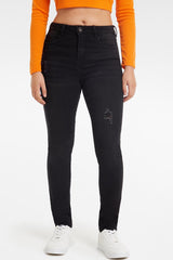 Jeans Skinny Lia Mujer Negro