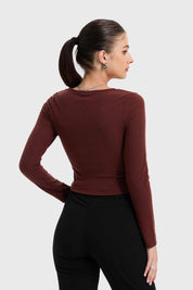 Polera Mujer Café