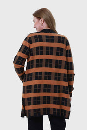 Sweater Mujer Abierto Negro