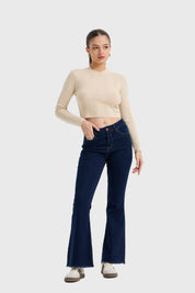 Jeans Mujer Flare Monse Azul