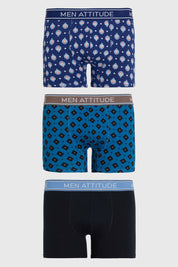 Boxer Hombre Tripack Negro
