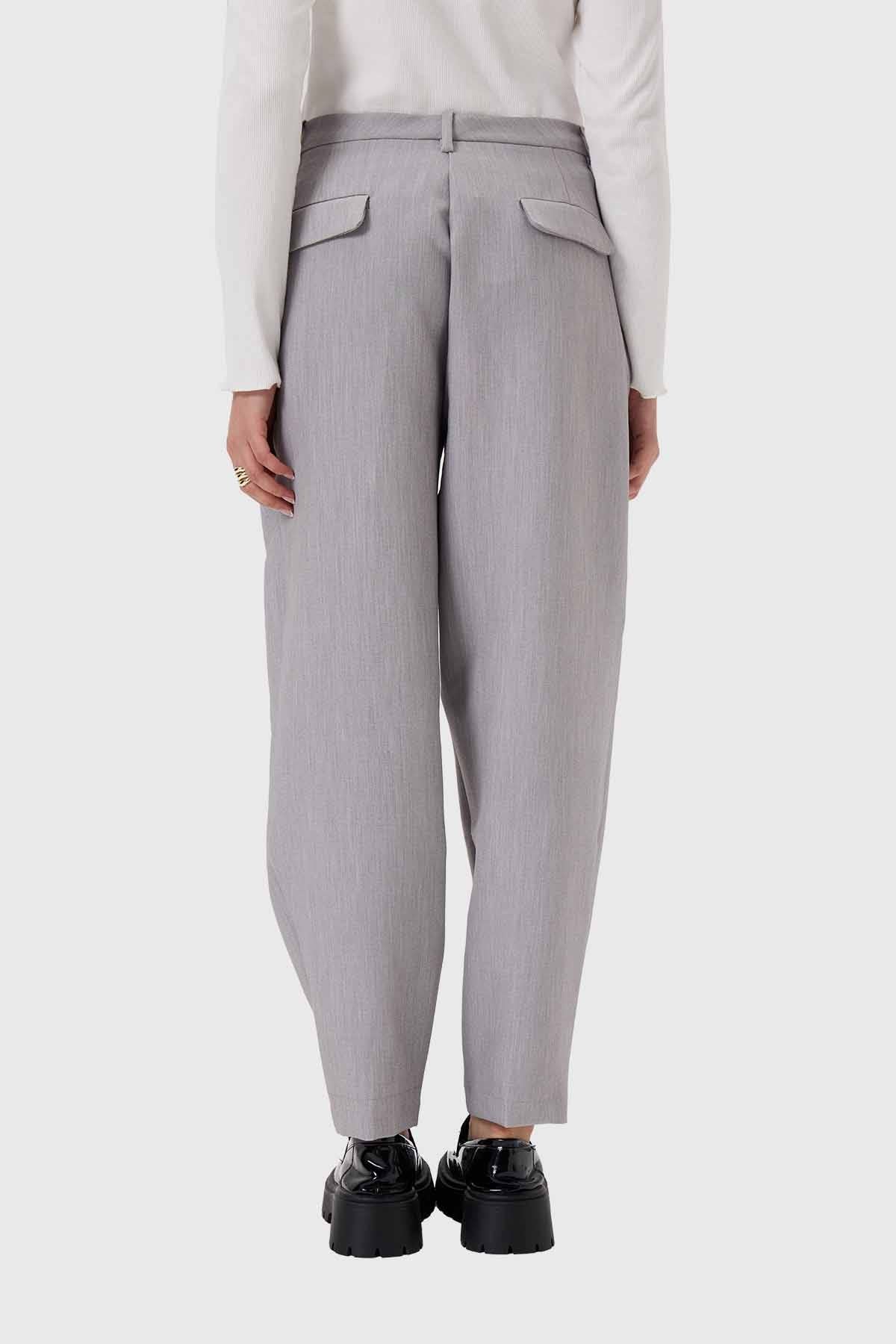 Pantalón Mujer Sastrero Gris