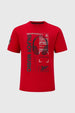 Polera Niño Relieve En Print Rojo