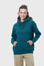 Polerón Mujer Canguro Print Verde