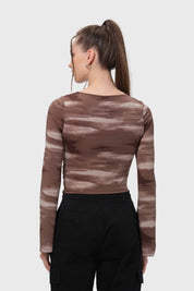 Polera Mujer Café