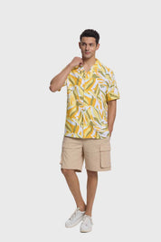 Camisa Hombre Print Blanco