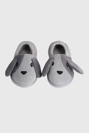 Pantufla Niño Animales Gris
