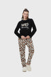 Pijama Mujer Polar Negro