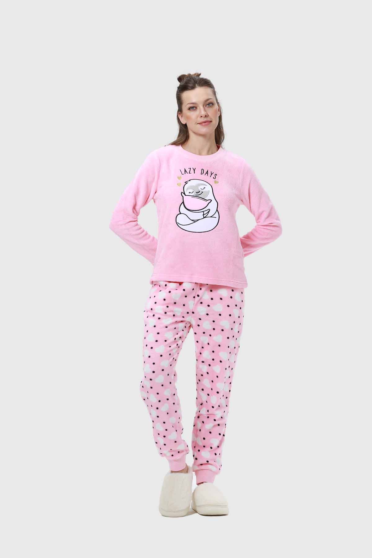 Pijama Mujer Animal Rosado
