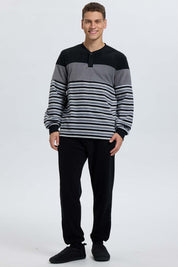 Pijama Hombre Cr Polar Negro