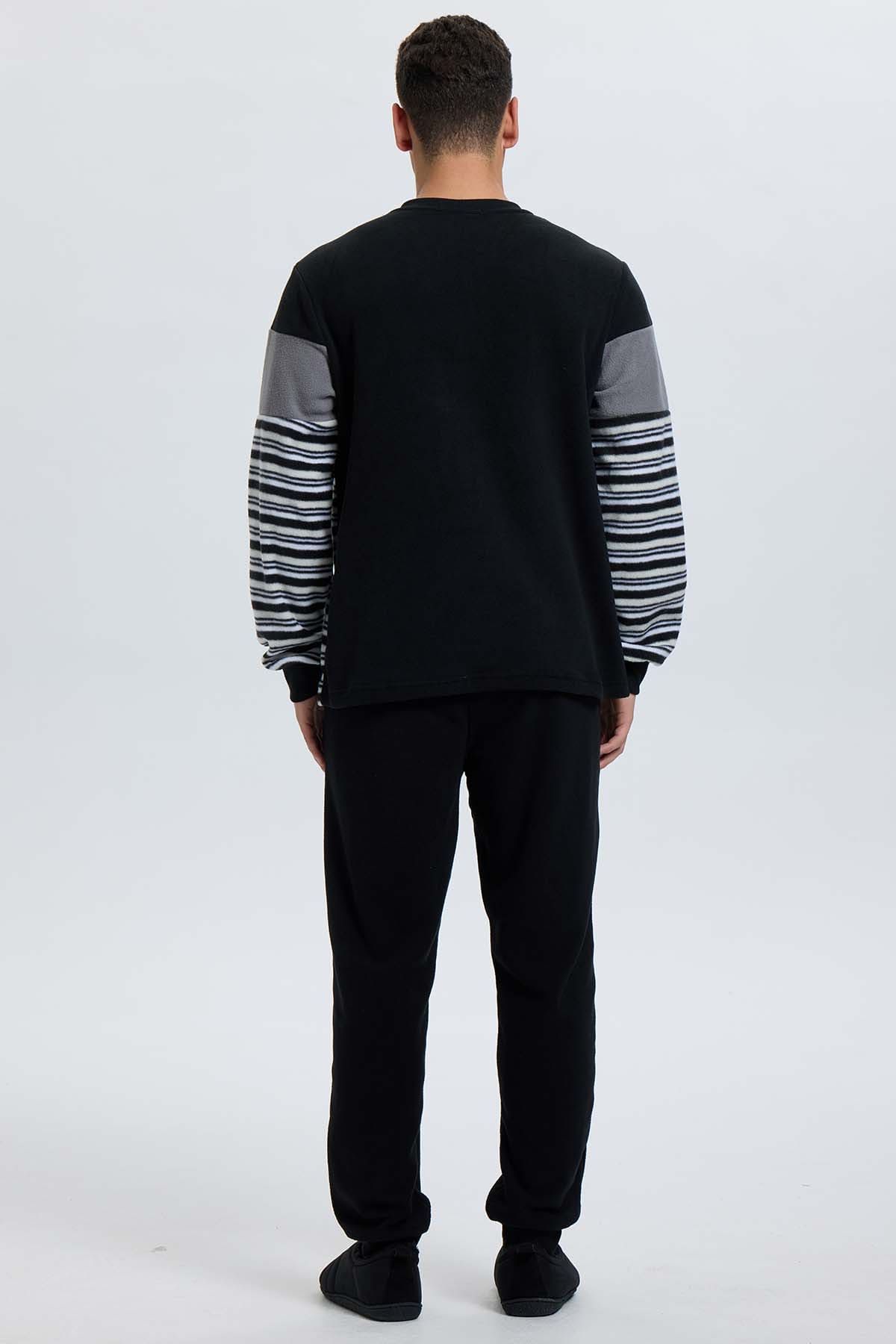 Pijama Hombre Cr Polar Negro