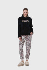 Pijama Mujer Polar Negro