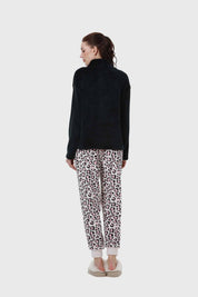 Pijama Mujer Polar Negro